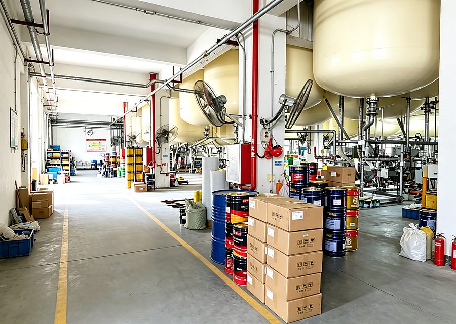 Bright Sun coating warehouse and logistics real factory photo