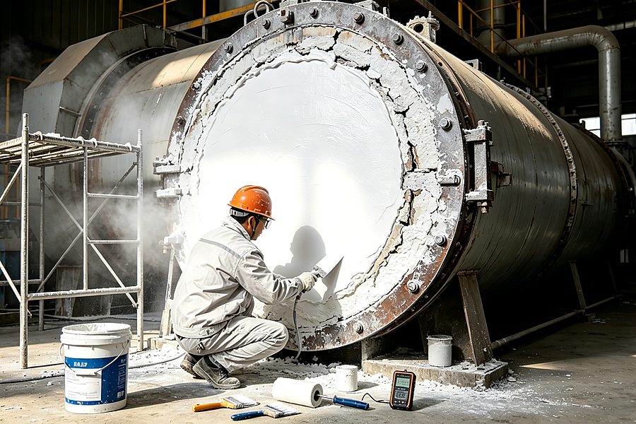 Aerogel thermal insulation coating for building roof, exterior wall and industrial pipeline energy-saving project photo
