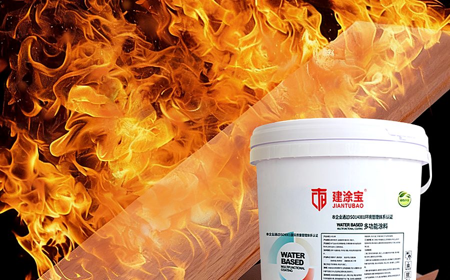 Transparent intumescent fireproof coating for wood product sample real photo